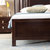 银卧新中式实木床1.8米 现代中式双人床1.5米橡胶木主卧婚床(黑檀色 定金单拍不发货)第4张高清大图