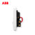 ABB开关插座面板德静系列白色86型10A一开五孔带开关插座AJ225第3张高清大图