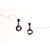 国美黄金 复古蓝玳瑁圆环耳钉2101K069(白色（请修改） 默认值（请修改）)第3张高清大图