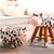 豫见美农 小凳子卡通动物儿童凳家用时尚创意换鞋凳布艺网红小板凳实木矮凳第4张高清大图