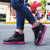 淘诺冬季加棉加绒女童皮面运动跑步鞋二棉保暖儿童板鞋 型号9039(38 黑色)第2张高清大图