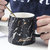 陶江湖 北欧质感陶瓷水杯马克杯带盖勺(黑色 如图)第3张高清大图