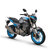 升仕ZONTES ZT250-S摩托车 单缸油冷电喷250cc街跑摩托车(亮蓝 250cc立式发动机)第2张高清大图