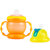 努比Nuby宝宝水杯吸管杯学饮杯 吸管/鸭嘴双用杯240ml(橙色)第5张高清大图