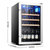奥克斯(AUX)家用迷你单门欧式酒柜冷柜冰吧冷藏柜玻璃展示柜恒温小酒柜 JC-50(黑色 奥克斯90升（冷藏+蓝灯）)第3张高清大图