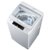 海尔统帅（Leader）玻璃盖家用小型洗衣机全自动波轮洗脱一体 银灰色 TQB55-M1707（5.5公斤）(银色 默认值（请修改）)第2张高清大图