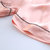 喜芬妮夏款丝质长袖 短裤宽松性感休闲 纯色女士睡衣 家居服套装(1703深虾 XL)第4张高清大图