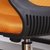 万诚家具简约家用椅子透气办公转椅人体工学网椅电脑椅(黑框橘黄网 钢制脚)第3张高清大图