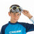意大利 CRESSI儿童浮潜三宝 潜水镜 全干式 潜水装备套装 7-13岁(蓝色)第2张高清大图