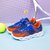 abckids男女童鞋 2018新款网布鞋运动鞋防滑耐磨中小童跑步鞋(30 浅灰/中灰)第3张高清大图