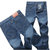 男士牛仔裤新款直筒中腰休闲深蓝牛仔裤大码牛仔裤(蓝色 31)第3张高清大图