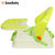 英国zazababy 儿童餐椅宝宝多功能洗头椅可调节吃饭学坐椅(果绿色)第5张高清大图
