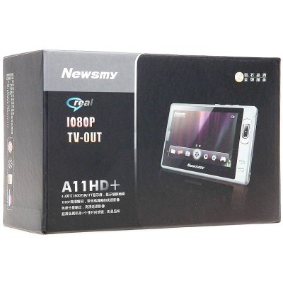 纽曼（Newsmy）A11HD+数码播放器（枪色）（8G）