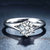 CRD克徕帝珠宝 公主皇冠 浪漫扭臂精致女戒 求婚结婚钻石戒指 G0671D第5张高清大图