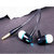 亿和源手机耳机入耳式三星苹果小米OPPO荣耀vivo带耳麦线控通用(黑+粉(3.5mm圆口))第4张高清大图