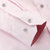 月牙泉春装男士粉红色双层领衬衫 男装长袖纯色商务正装领扣衬衣(双56003 38)第2张高清大图