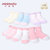 小米米minimoto儿童棉袜婴儿袜子男女童短袜防滑地板袜3‘s(粉红色 6-12个月)第4张高清大图