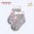 小米米minimoto婴儿宝宝莫代尔短袜四季薄袜儿童袜子3s(米白+粉红+花灰 2-3岁)第4张高清大图