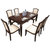 丰圆藤木 美式轻奢餐桌后现代实木方桌椅组合6人餐厅家具(1.3米胡桃色 单餐桌)第5张高清大图