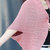 娇维安 春季针织衫 韩版女装外套 蝙蝠袖披肩 中袖针织开衫 女(皮粉色 均码)第5张高清大图