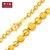 周大福珠宝首饰光沙珠串足金黄金手链（计价工费168）F157031第5张高清大图