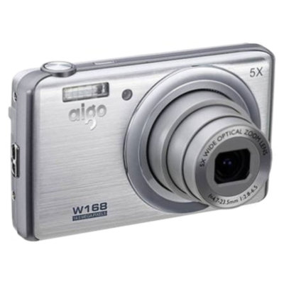 爱国者（aigo）家用选择 W168数码相机 1400万像素 5倍光学变焦 3.0英寸液晶屏幕