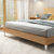 A家 北欧双人床板式单人床现代简约1.5米1.8米高箱储物床主卧卧室家具 Y3A0125(1.8米框架床 床+床垫*1)第4张高清大图