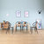 北欧餐桌长方形餐桌椅组合现代简约实木餐厅家用小户型创意多功能(原木色)第3张高清大图