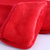 卡帝乐鳄鱼女士保暖内衣套装纯色圆领加绒加厚双层内衣女CW4003-1(红色 XXL)第4张高清大图
