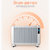 志高取暖器家用电暖气片节能暖风机电暖炉浴室烤火炉碳纤维电暖器(1600机械)第3张高清大图