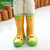儿童雨鞋韩国新款儿童防水环保儿童雨靴宝宝雨鞋卡通雨鞋防滑雨靴(绿色 29码（内长19.2cm))第3张高清大图