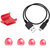 铁三角（Audio-technica）ATH-CK200BT 无线蓝牙入耳式运动耳机 手机耳机 通话式耳机 红色第4张高清大图