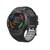 【关珊】GPS运动手表 多运动模式 指南针海拔 户外运动  心率监测 计步 睡眠监控 智能手表圆盘触屏天气提醒手表(黑红)第2张高清大图