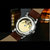XINGTAI运动机械腕表多功能商务休闲男手表防水表(间玫瑰金白面 皮带)第5张高清大图