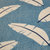 【亲肤保暖 贴身柔软】福乐友时尚法兰绒毛毯一毯多用一秒速热保暖毯1.8米(蓝色蕉叶)第5张高清大图