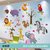 可爱卡通贴画海洋动物贴纸儿童房间墙面装饰海底世界墙纸壁画自粘(特大 气球环游记)第5张高清大图