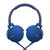 索尼sony MDR-XB550AP耳机头戴式重低音手机线控通话耳麦(蓝色)第5张高清大图