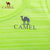 Camel/骆驼运动背心 女款运动背心瑜伽健身跑步背心女款 C7S1X3636(荧光绿 L)第3张高清大图