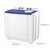 TCL XPB130-2738S 13公斤 半自动波轮洗衣机 洗脱分离 静音节能 节约用水 家用洗衣机第4张高清大图