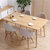 A家家具 餐桌椅北欧简约时尚小户型餐厅家具 一桌六椅（配140CM餐桌）(一桌六椅（配160cm餐桌） 默认)第5张高清大图