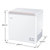 海尔（Haier）冰柜 冷藏冷冻转换柜 节能省电冰箱 顶开门卧式冰箱 统帅系列BC/BD-267LF(白色)第2张高清大图