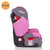 SIDM/斯迪姆汽车儿童安全座椅德国设计9月-12岁变形金刚升级版可配ISOFIX接口三大升级宽体五点式座椅可加前置护体(玫瑰紫+isofix接口)第3张高清大图