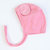 牛奶朋友春秋款男女儿童宝宝帽可爱大耳朵卡通胎儿帽婴儿帽(粉红色 均码3-12个月（46-48CM）)第2张高清大图