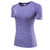 REA 女式 时尚休闲运动短袖T恤R1651(紫色 L)第5张高清大图