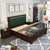 进畅家具 美式床1.8米全实木床双人床1.5米现代简约经济型卧室家具(1.8*2米 床)第2张高清大图