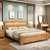 皮耐迪 卧室家具 新中式床 1.8米实木床(白色 1.8*2.0)第4张高清大图