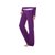 路伊梵时尚运动11506畅销女款莫代尔健美瑜伽服（深紫+浅紫）（M）第4张高清大图
