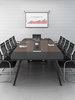 办公桌会议桌长桌条桌简约现代会议室工作台小型洽谈办公桌椅组合(2.8×1.2米（适合8人）)