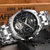 宾卡达（BINKADA)手表 男士全自动机械表防水多功能精钢腕表(钢带黑面)第4张高清大图