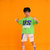 六一儿童街舞套装男童嘻哈演出服女童爵士舞服装嘻哈啦啦队(130 绿色)第4张高清大图